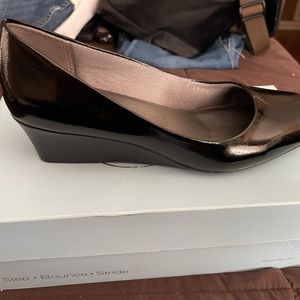 NWT Patent Leather Wedges